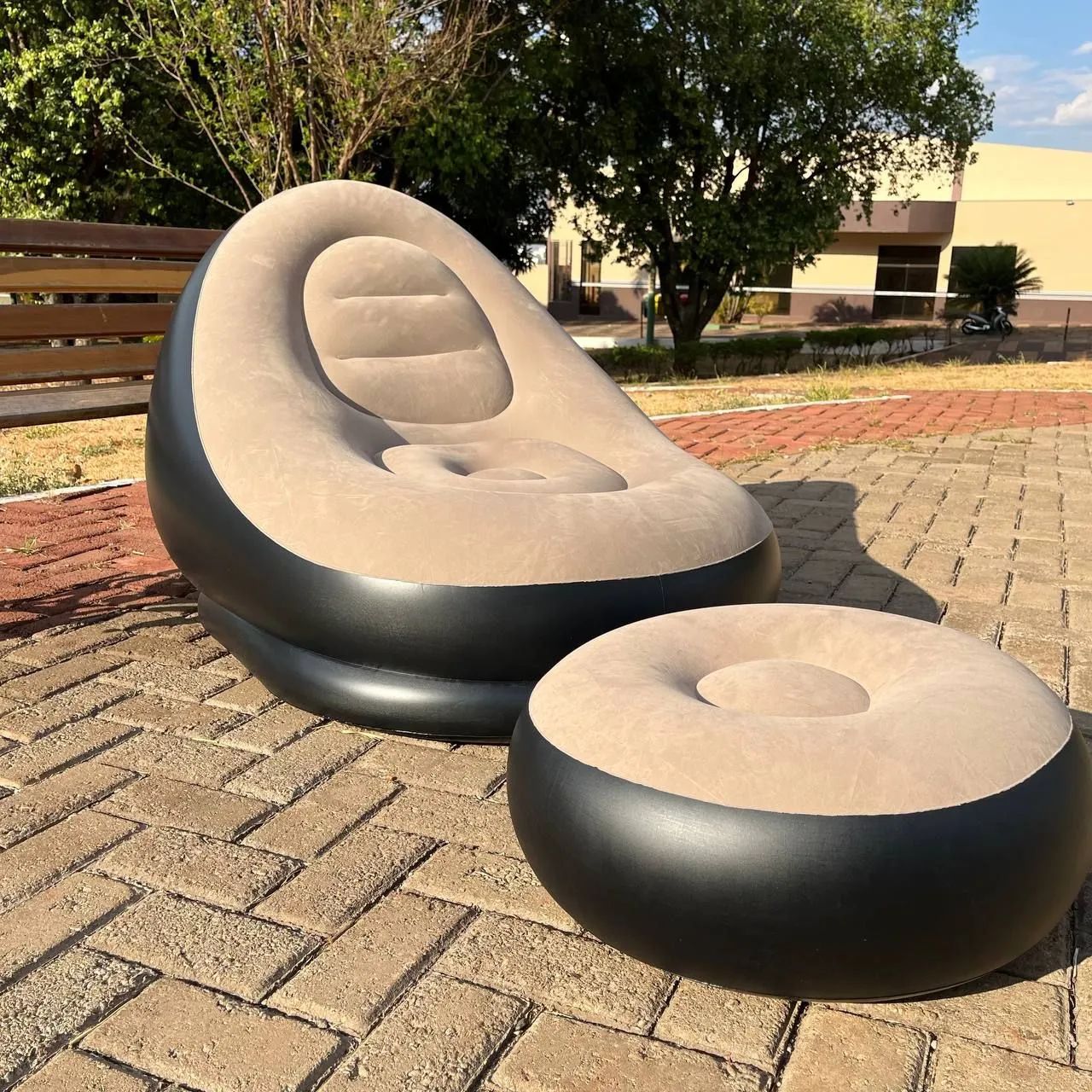 Poltrona Inflável Confort Premium - Design Moderno e Super Confortável! ? - Foto 3