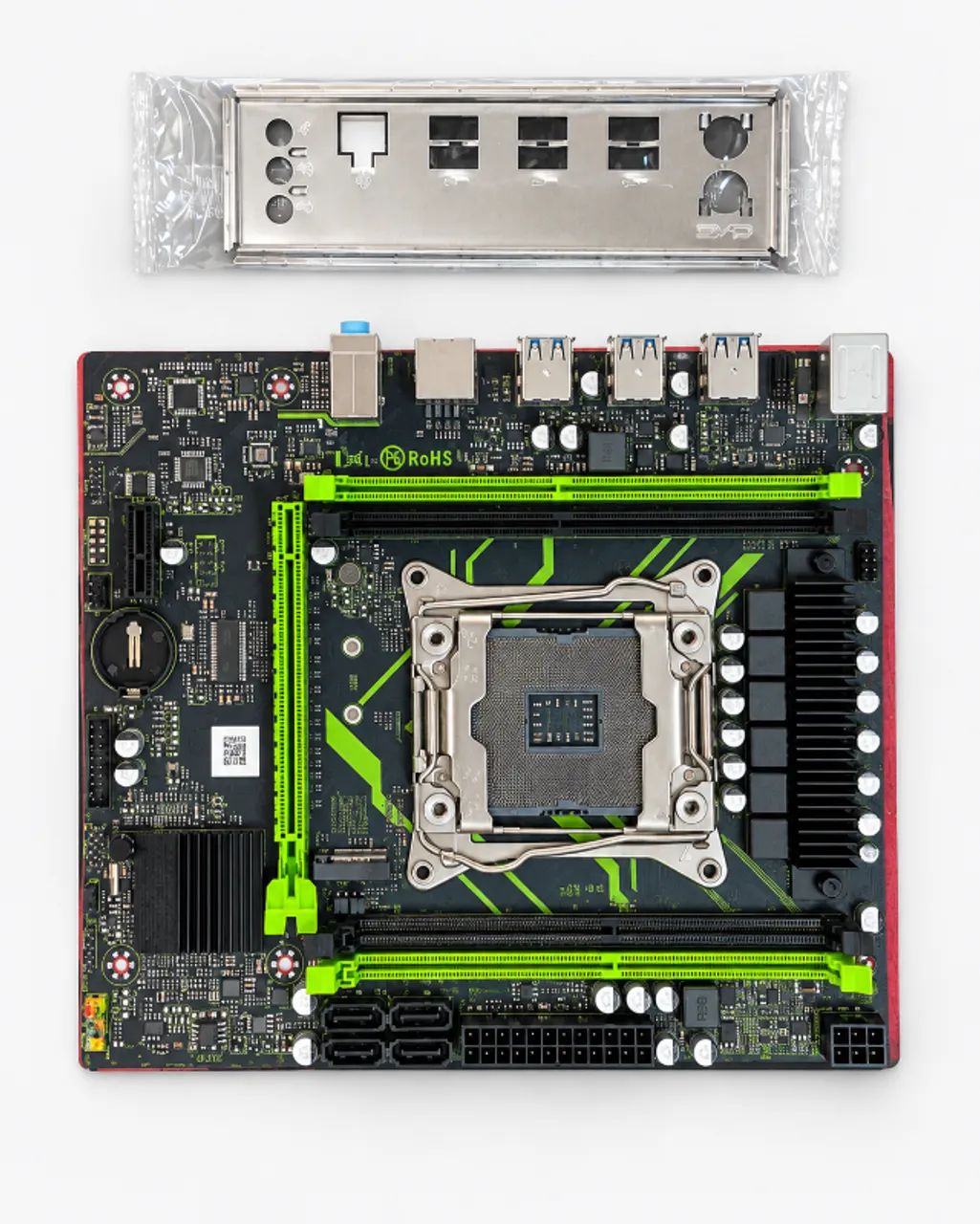 Placa Mãe X99 LGA 2011-3 DDR4 Xeon E5 V3 V4 + Espelho - Foto 2