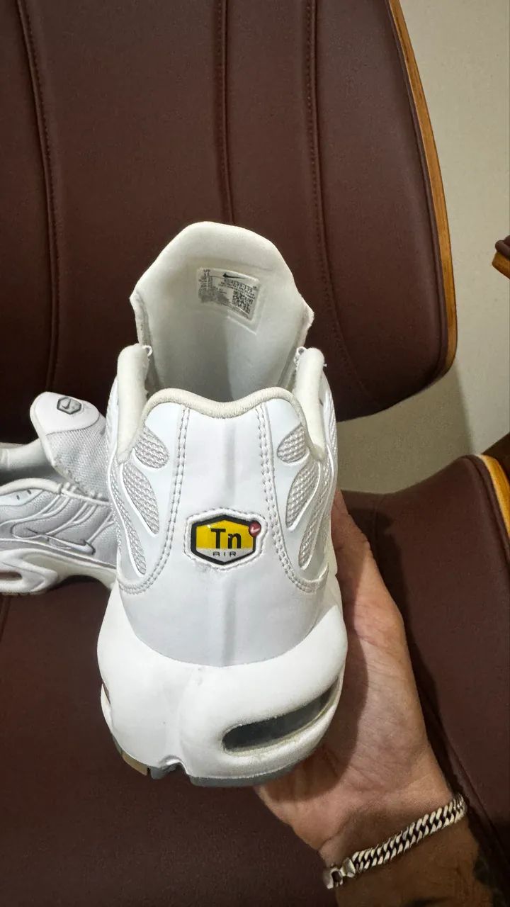 Tênis Nike Air Max Plus TN 'Triple White' N 42? - Foto 3