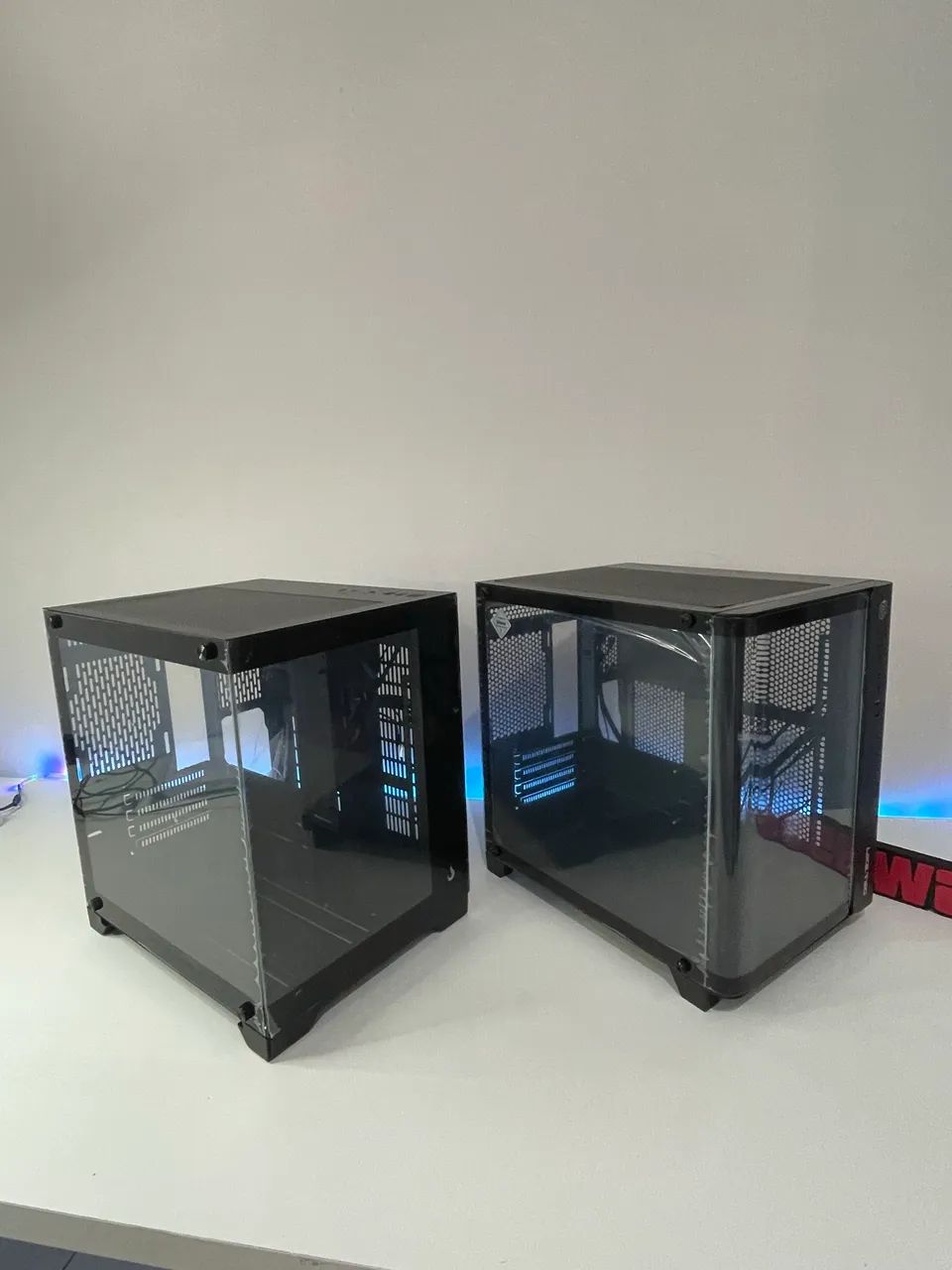 Gabinete Aquário Micro ATX Vidro Temperado - Foto 2