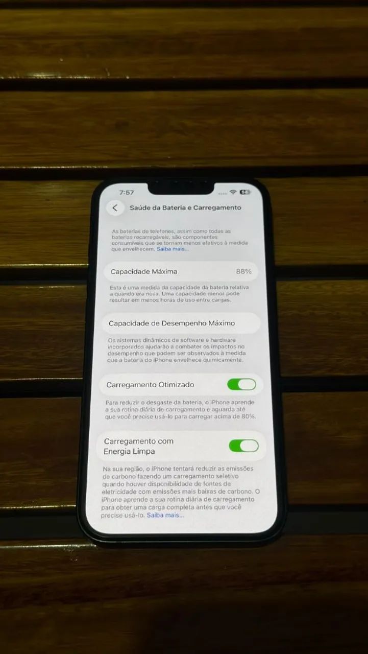 Iphone 13 128Gb Verde Tudo Funcionando. - Foto 5