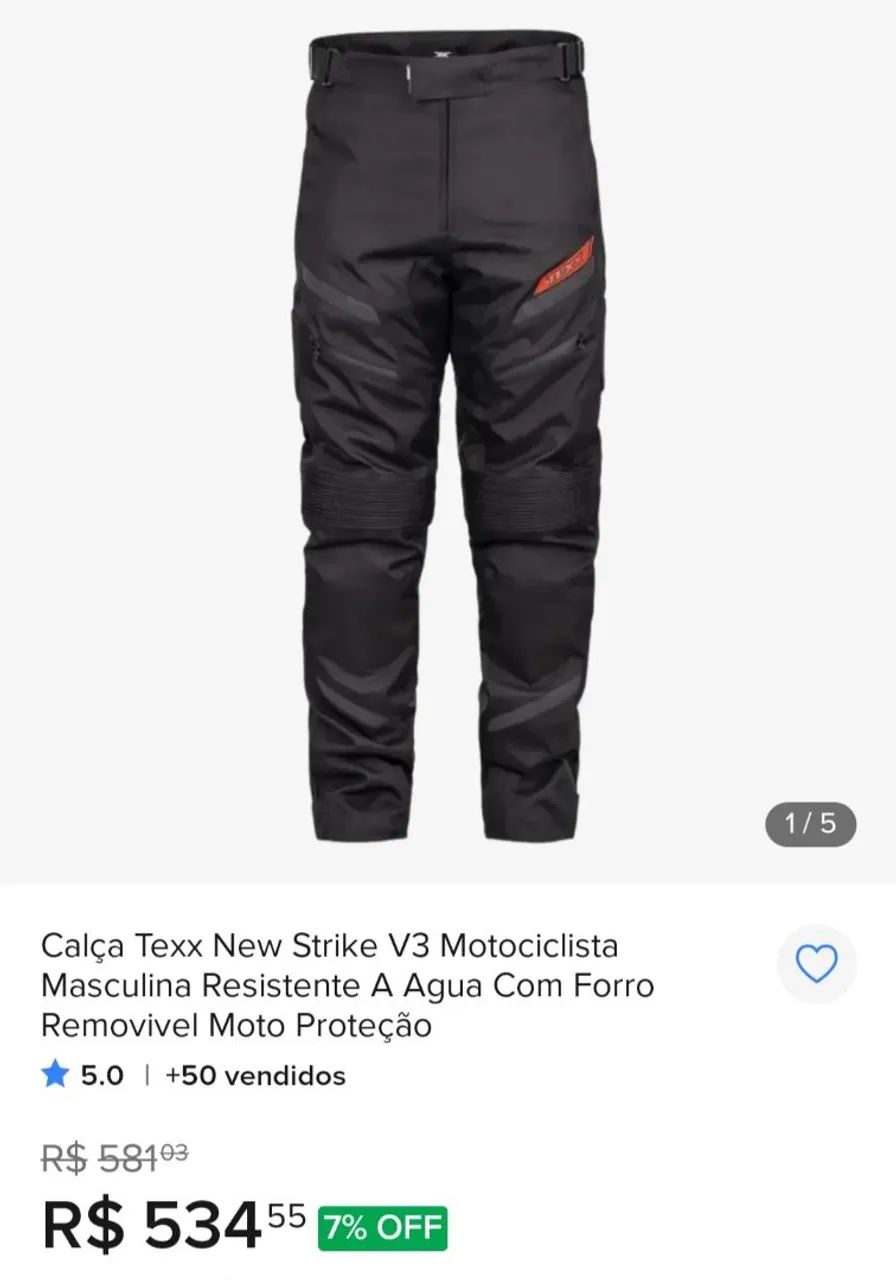 Calça Texx Strike V3