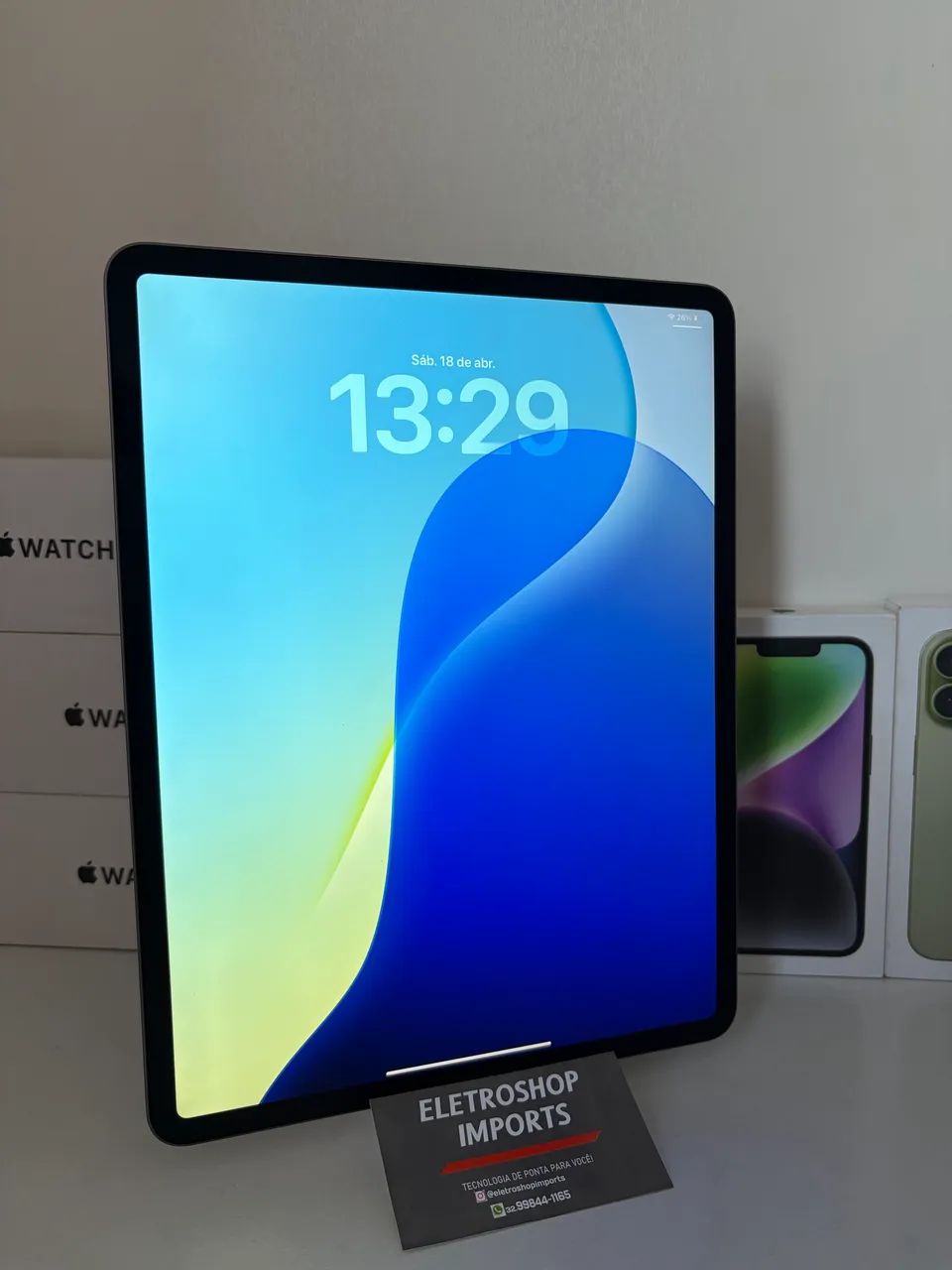 iPad Pro 4ª Geração 256GB 12,9 Polegadas IMPECÁVEL OPORTUNIDADE