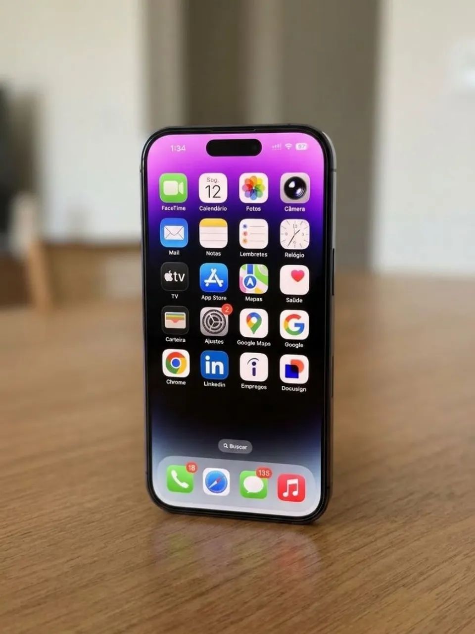 iPhone 14 Pro 256gb cor Roxo Profundo Deep Purple - Foto 2