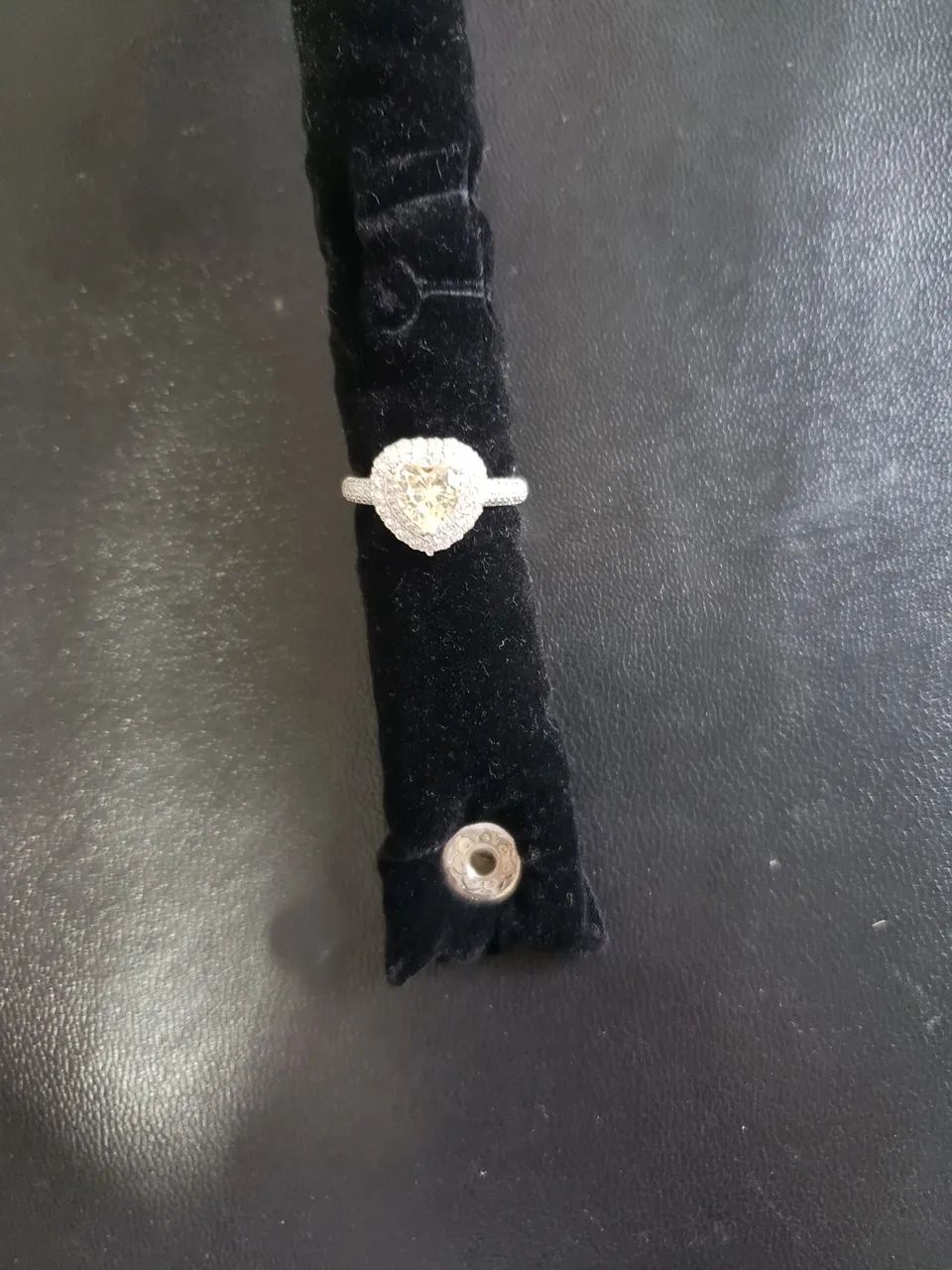 Anel de prata 925 com zirconia  - Foto 2