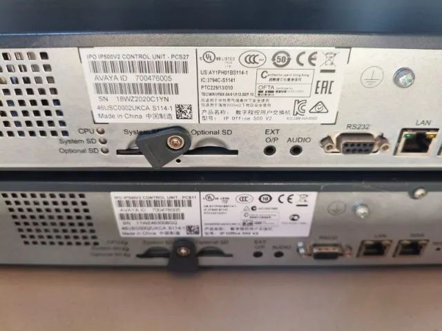 AVAYA CONTROL UNIT V2
