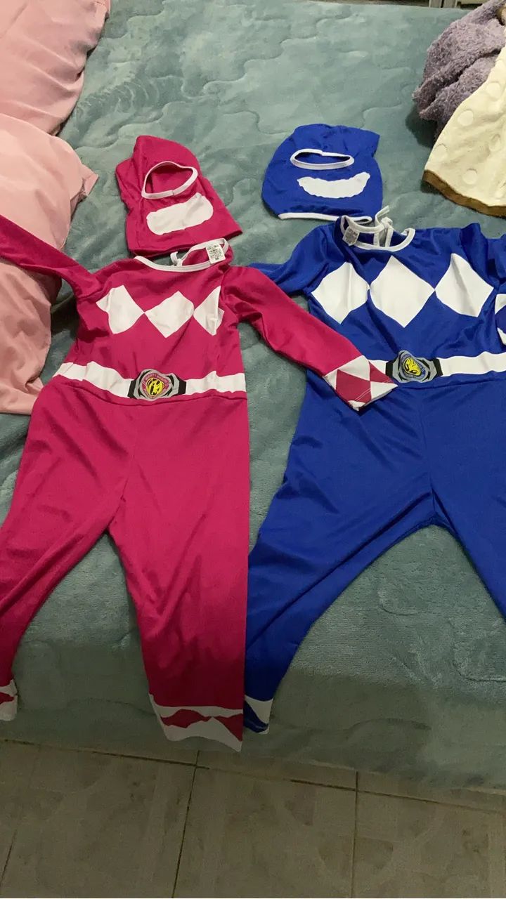 Fantasia Power Ranger Rosa Infantil - Completa com Máscara | Tam. M - Foto 3