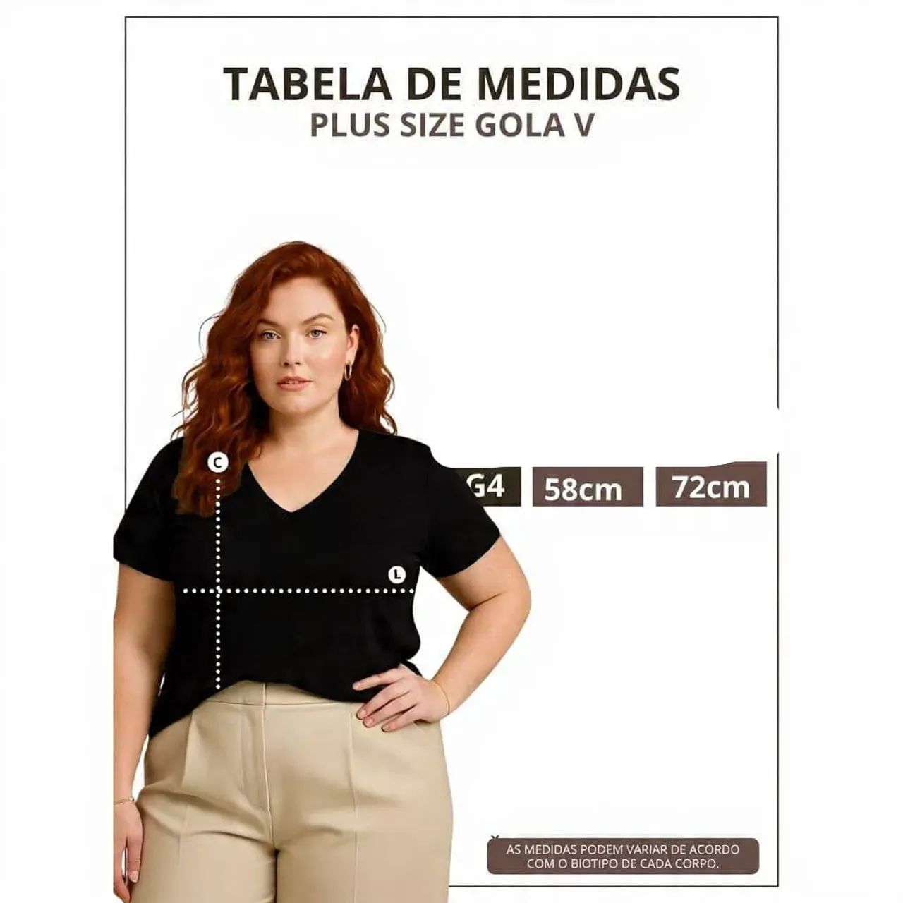 Blusa básica feminina linha premium Plus Size  - Foto 3