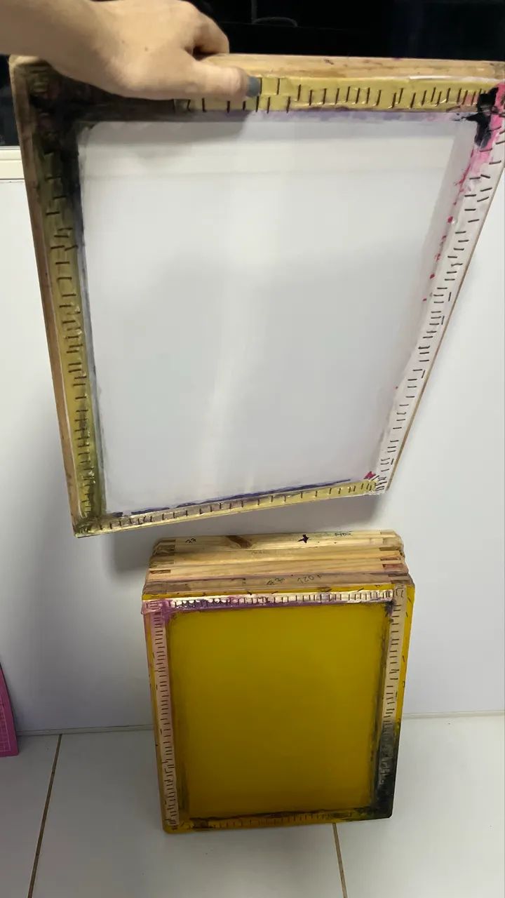 Kit 5 Telas de Serigrafia Prontas pra Estampar