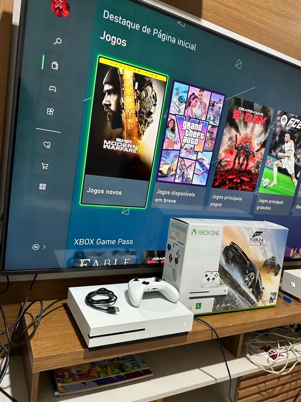 XBOX ONE S EM PERFEITO ESTADO - Foto 2