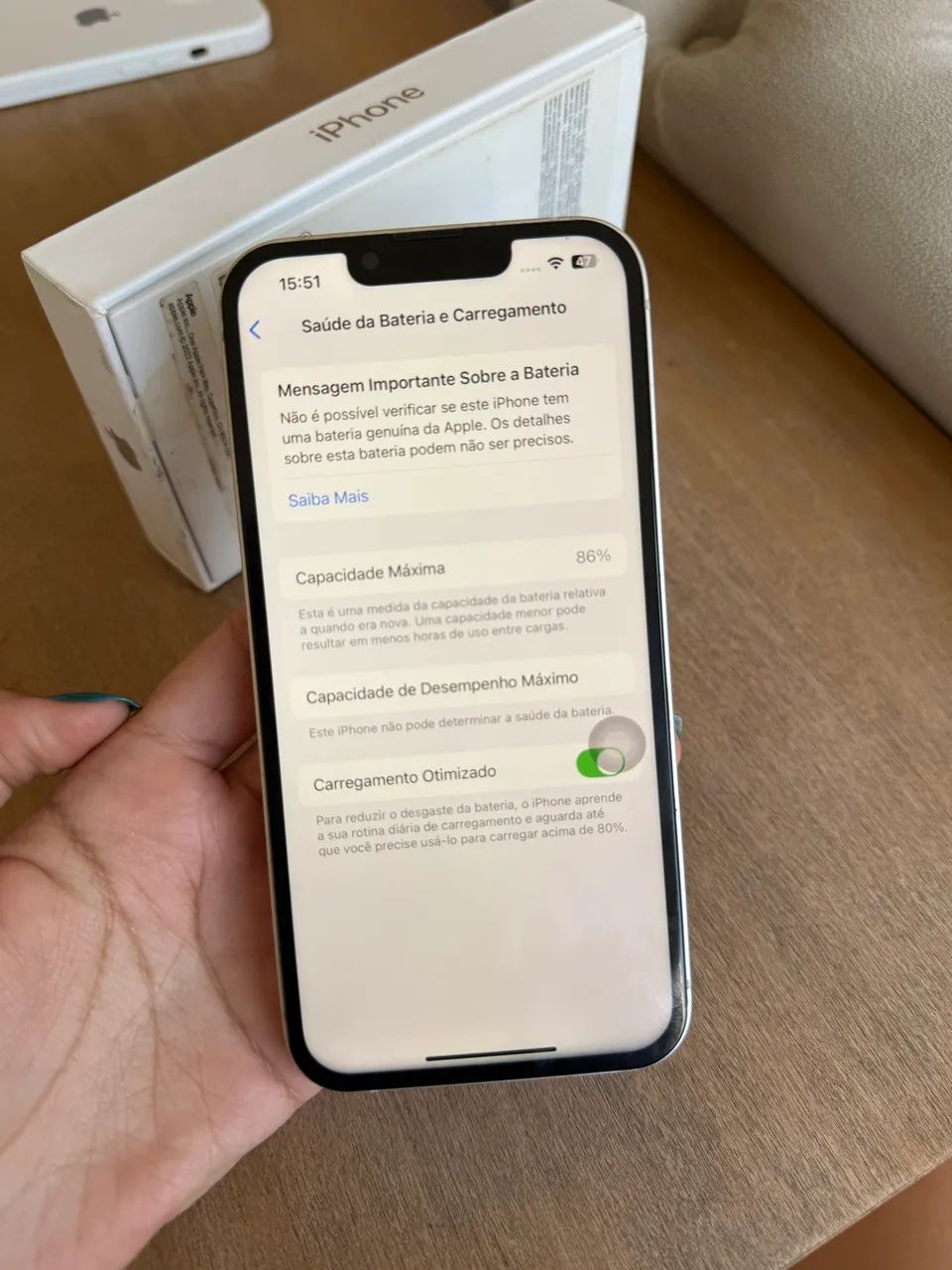 iPhone 13 branco 128gb - Foto 3