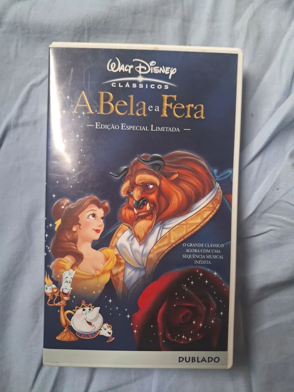 A Bela e a Fera ORIGINAL, edição limitada VHS, DUBLADO
