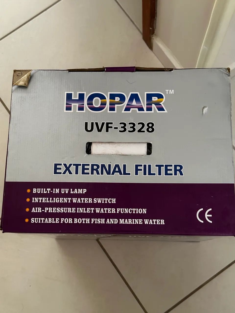 Filtro externo canister Hopar uvf 3328 (nunca usado - sem mídias filtrantes)
