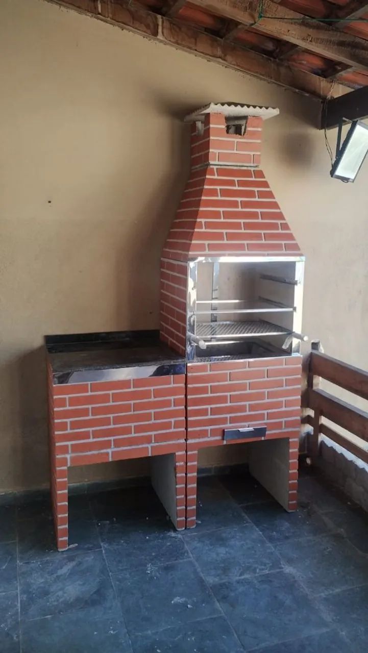 Churrasqueira e balcão pré moldada!