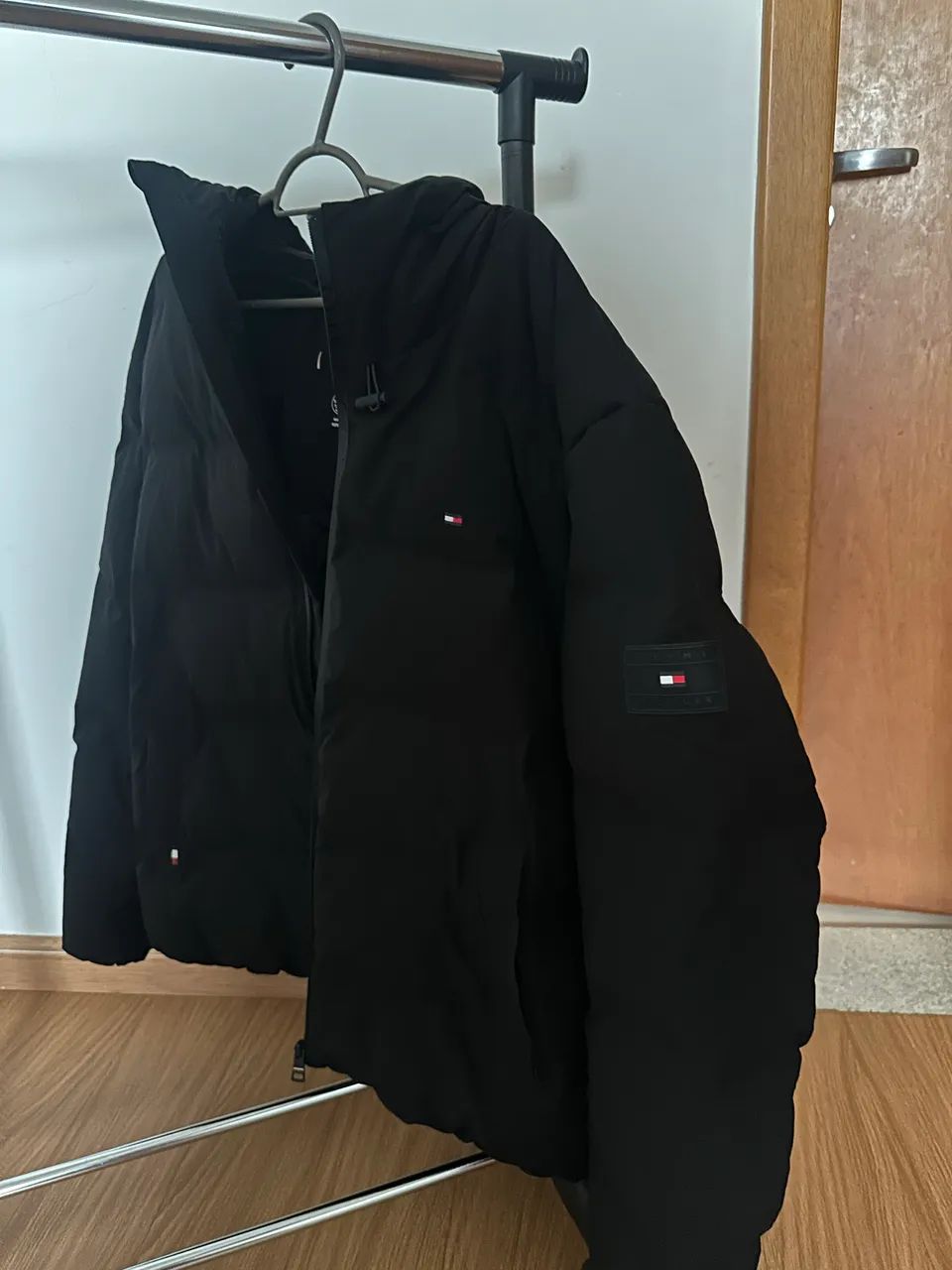 Casaco Tommy Puffer Preto G, GG