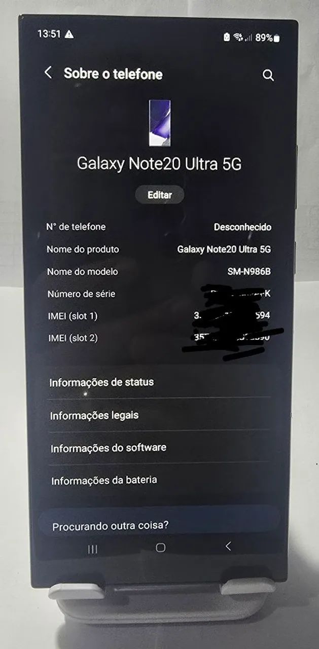Samsung Galaxy note20 ultra 5g 256gb 12gb ram processador octacore  - Foto 3