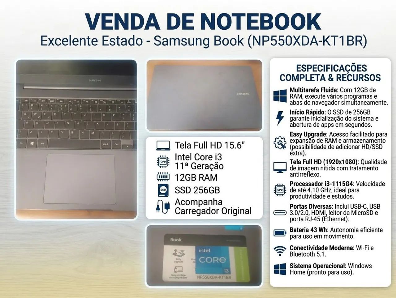 Notebook Samsung 
