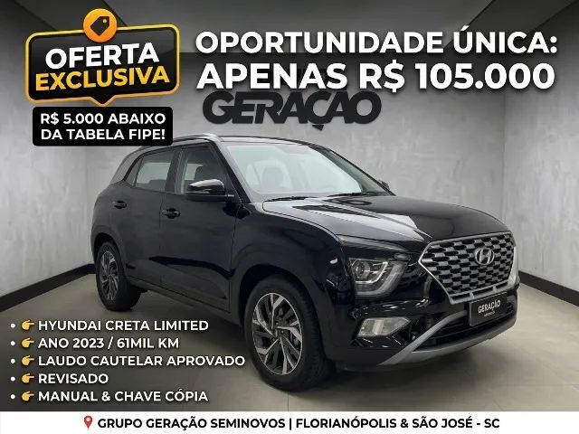 Hyundai Creta Creta Limited 1.0 TB 12V Flex Aut. 2023