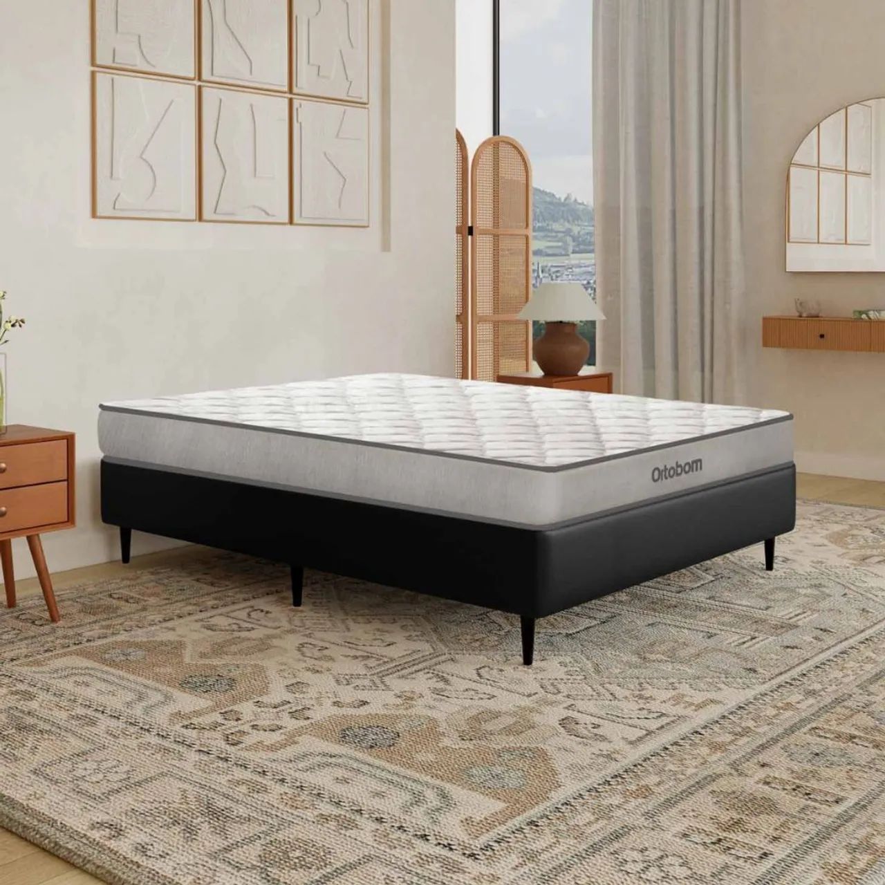 Colchão Casal Ortobom Robust Dupla Face D60 - Foto 3