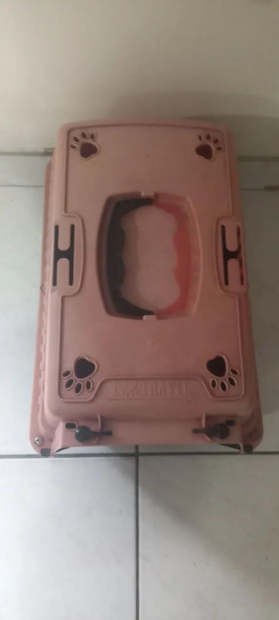 Caixa de transporte pet sem a porta, ideal para toca/casinha - Foto 2