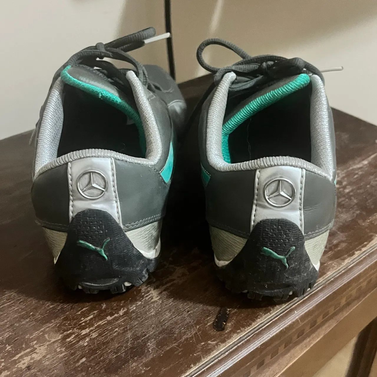 Tênis puma série F1 Mercedes cinza escuro - Foto 5