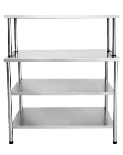 Vendo Mesa Inox Nova com 2 Prateleiras Inferiores e 1 Superior