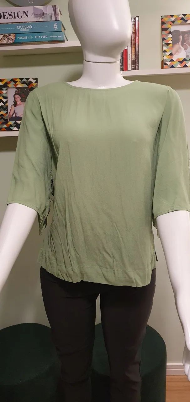 Blusa Verde - Shoulder