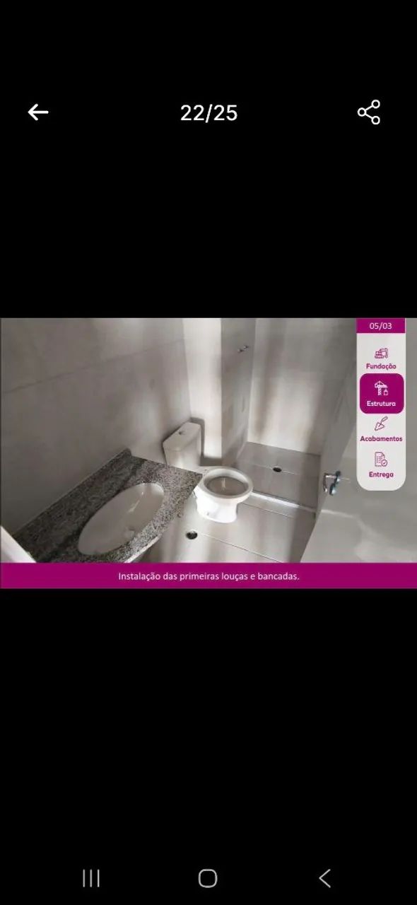 Pia de granito para banheiro com cuba - Foto 2