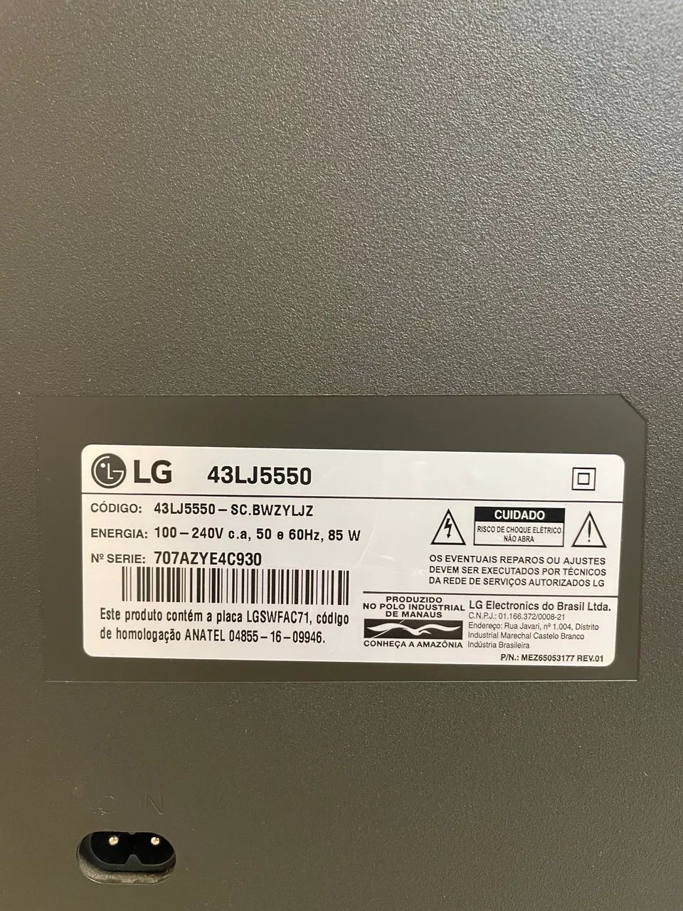 SmartTV LG 43 polegadas Full HD 43LJ5550 + brinde - Foto 3