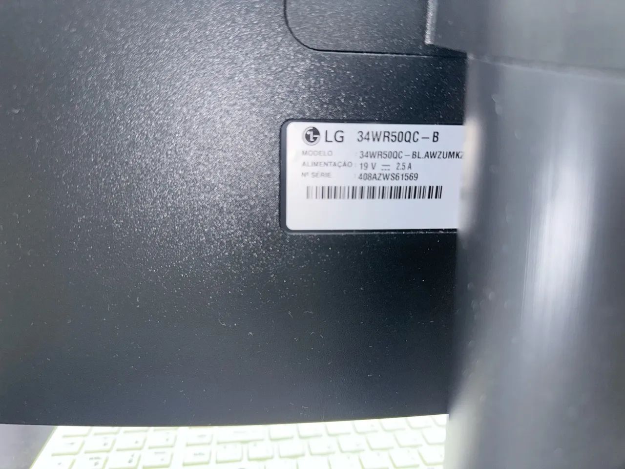Monitor UltraWide curvo de 34 polegadas com resolução WQHD - Foto 3