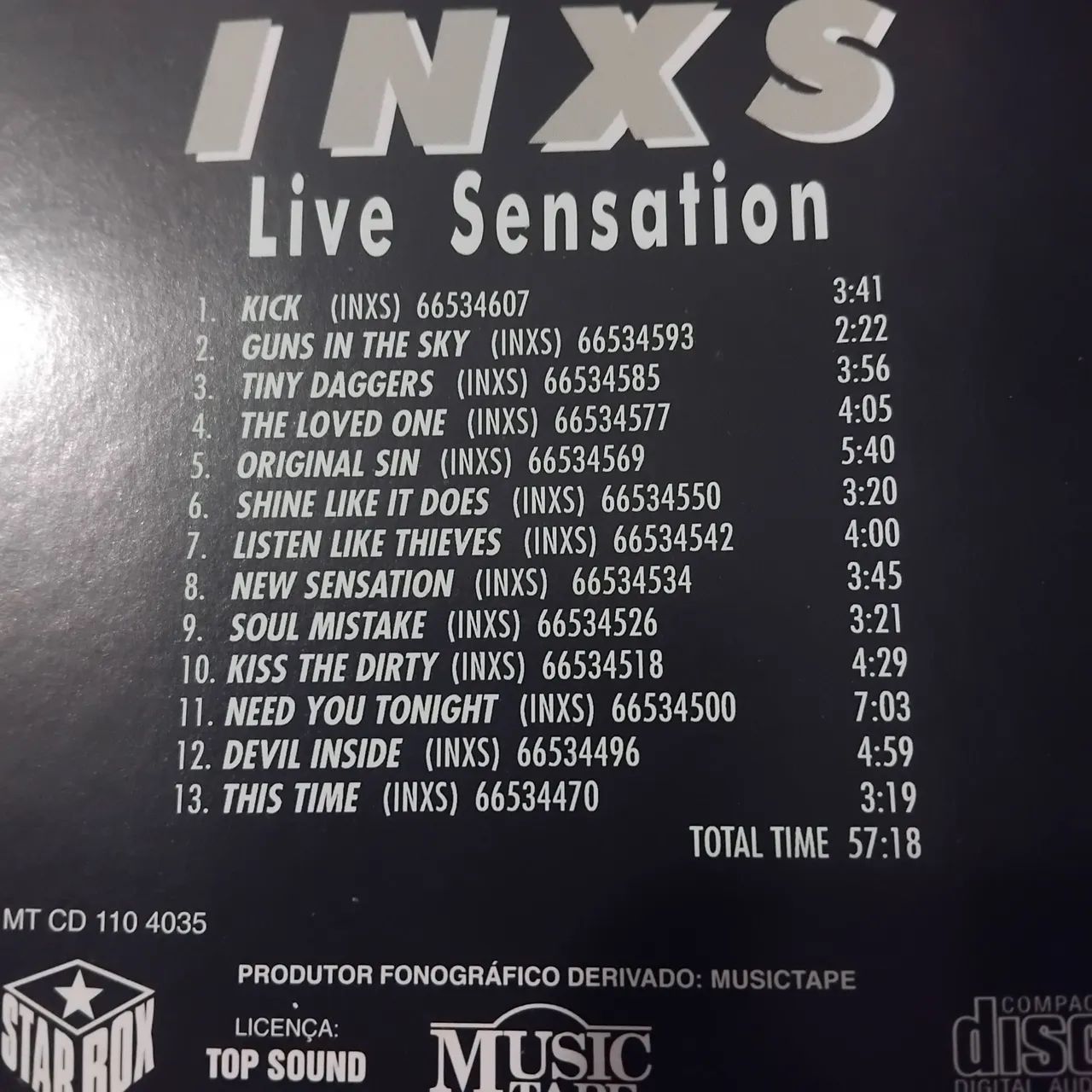 CD INXS - Live Sensation raro  - Foto 2