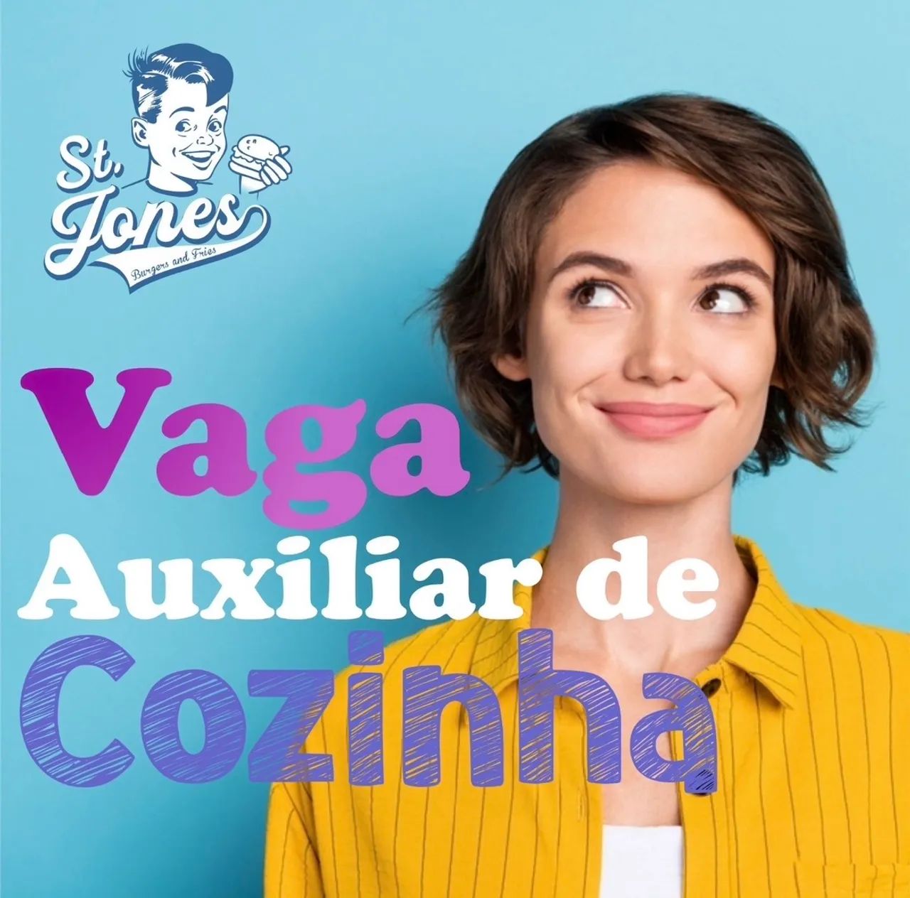 Vaga auxiliar de produção de alimentos 