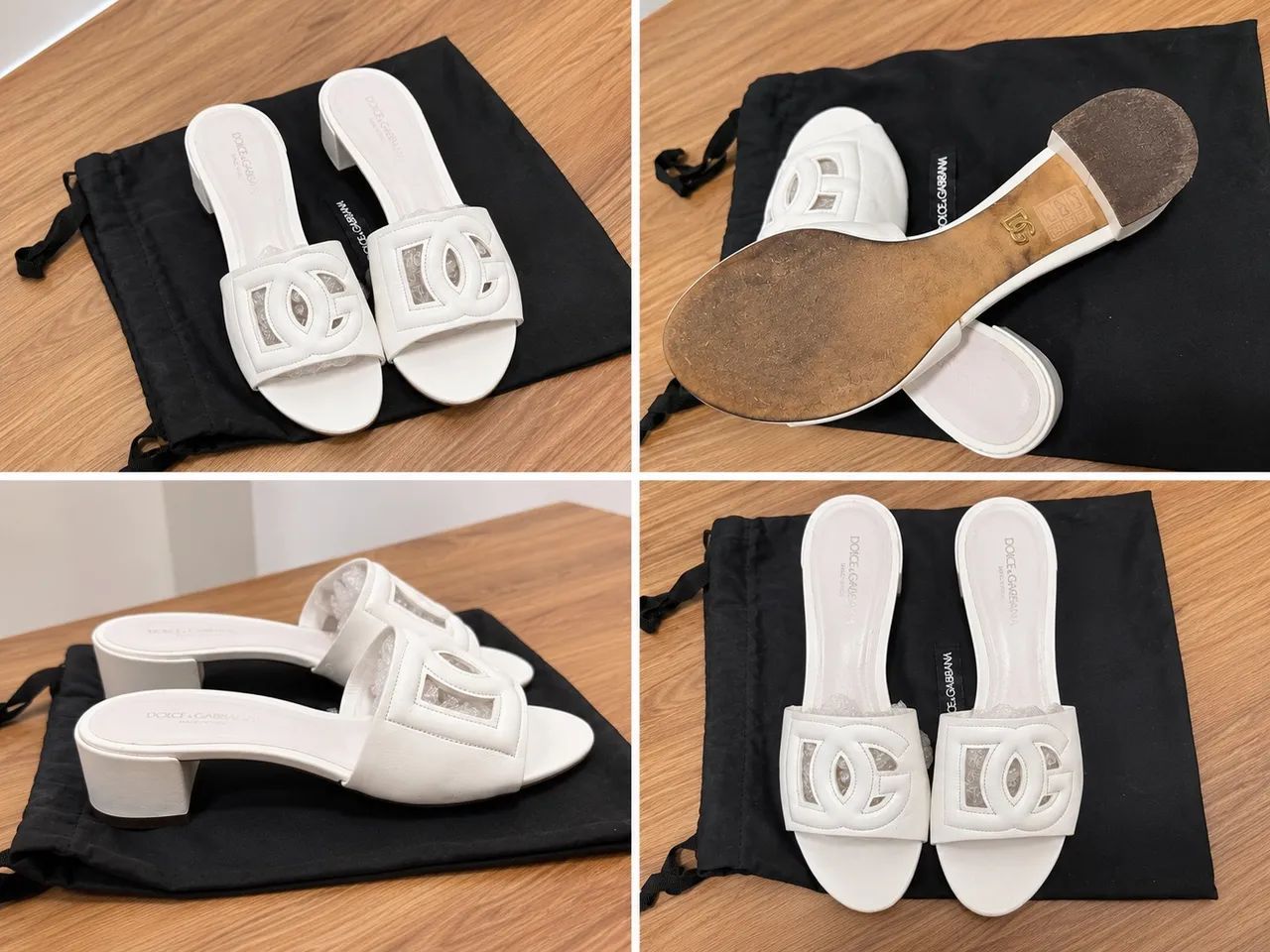 DOLCE & GABBANA - Mule Branco em Couro Legítimo - Foto 2