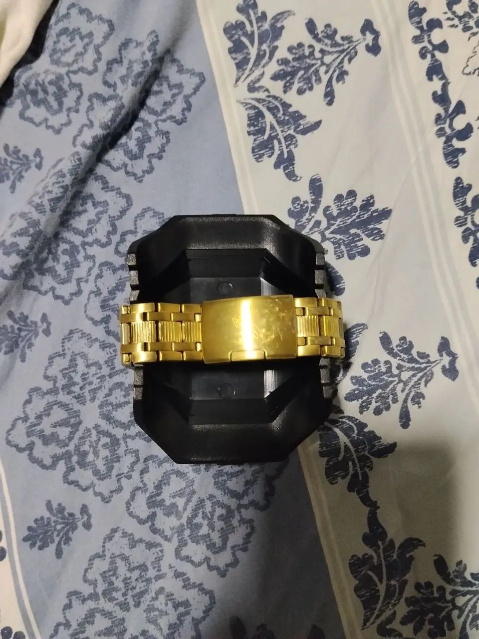 Relógio Masculino Dourado Estilo Premium - Excelente Estado - Foto 3