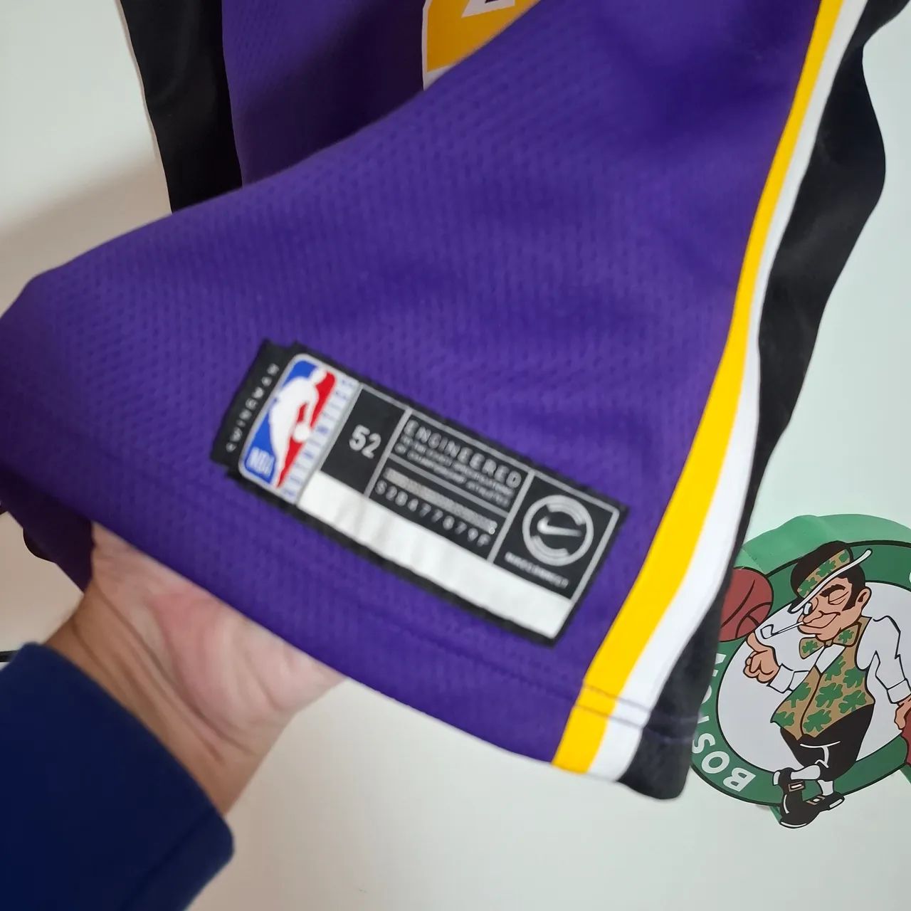 Regata Nba Los Angeles Lakers Statement Edition 1ª Versão  - Foto 3