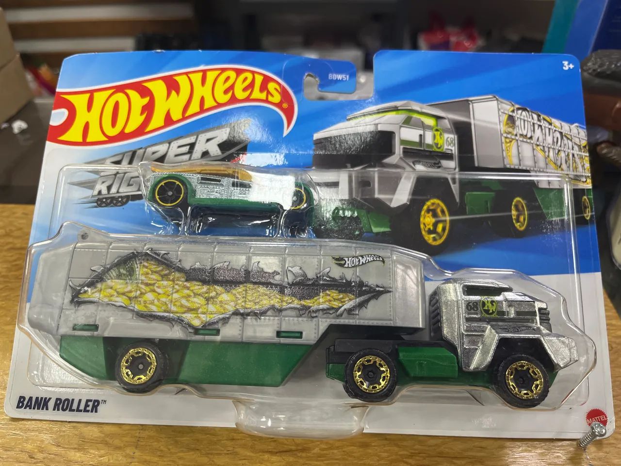 Caminhão hot wheels Bank Roller