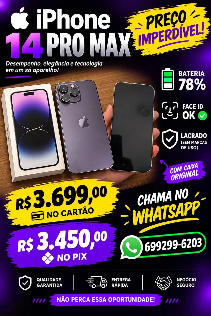 IPHONE 14 PRO MAX LACRADO
