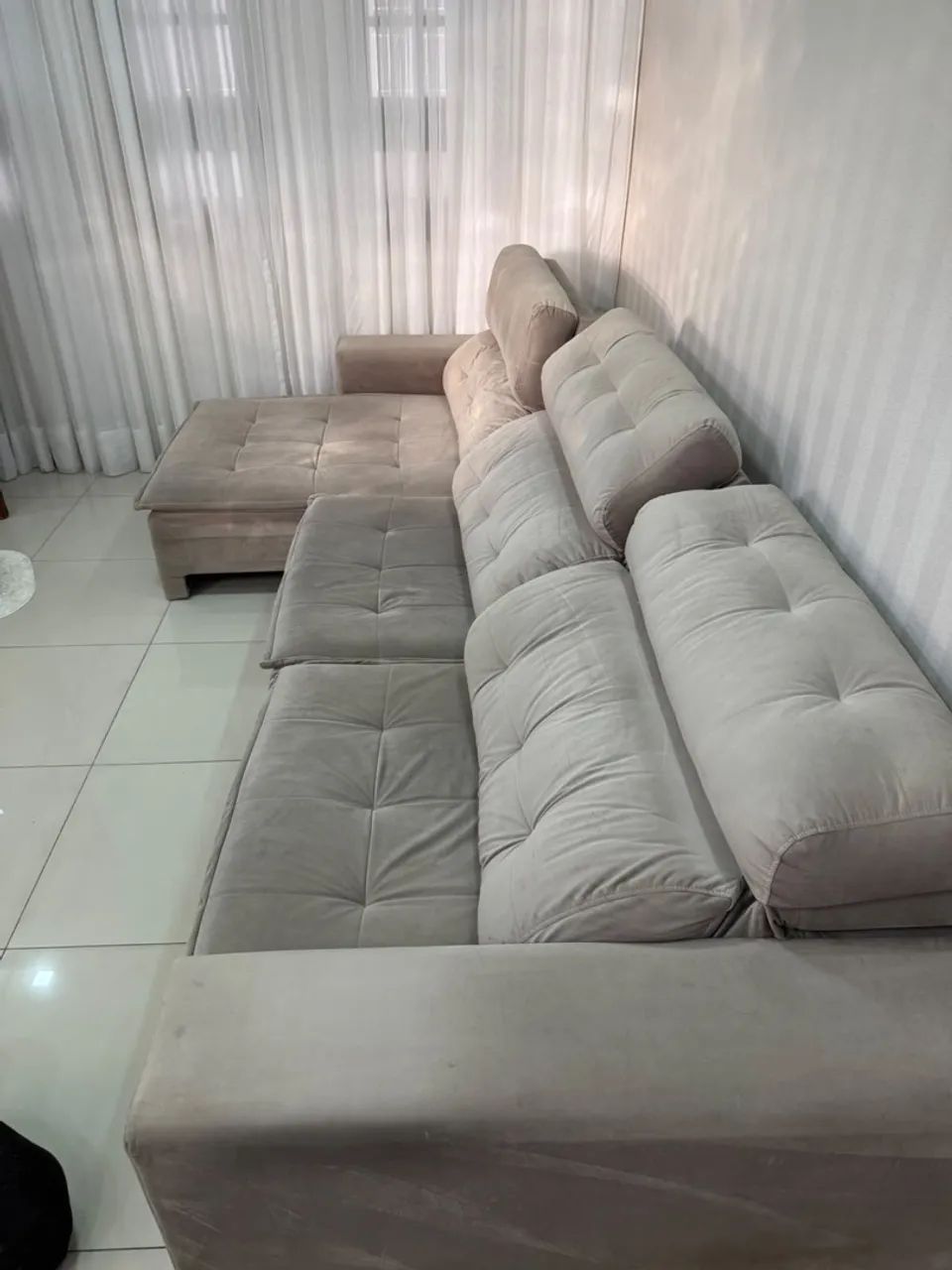 SOFÁ RETRÁTIL E RECLINÁVEL - 3,50 - Foto 3