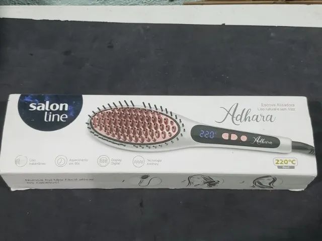 Escova Alisadora Salon Line Adhara Bivolt  - Foto 4