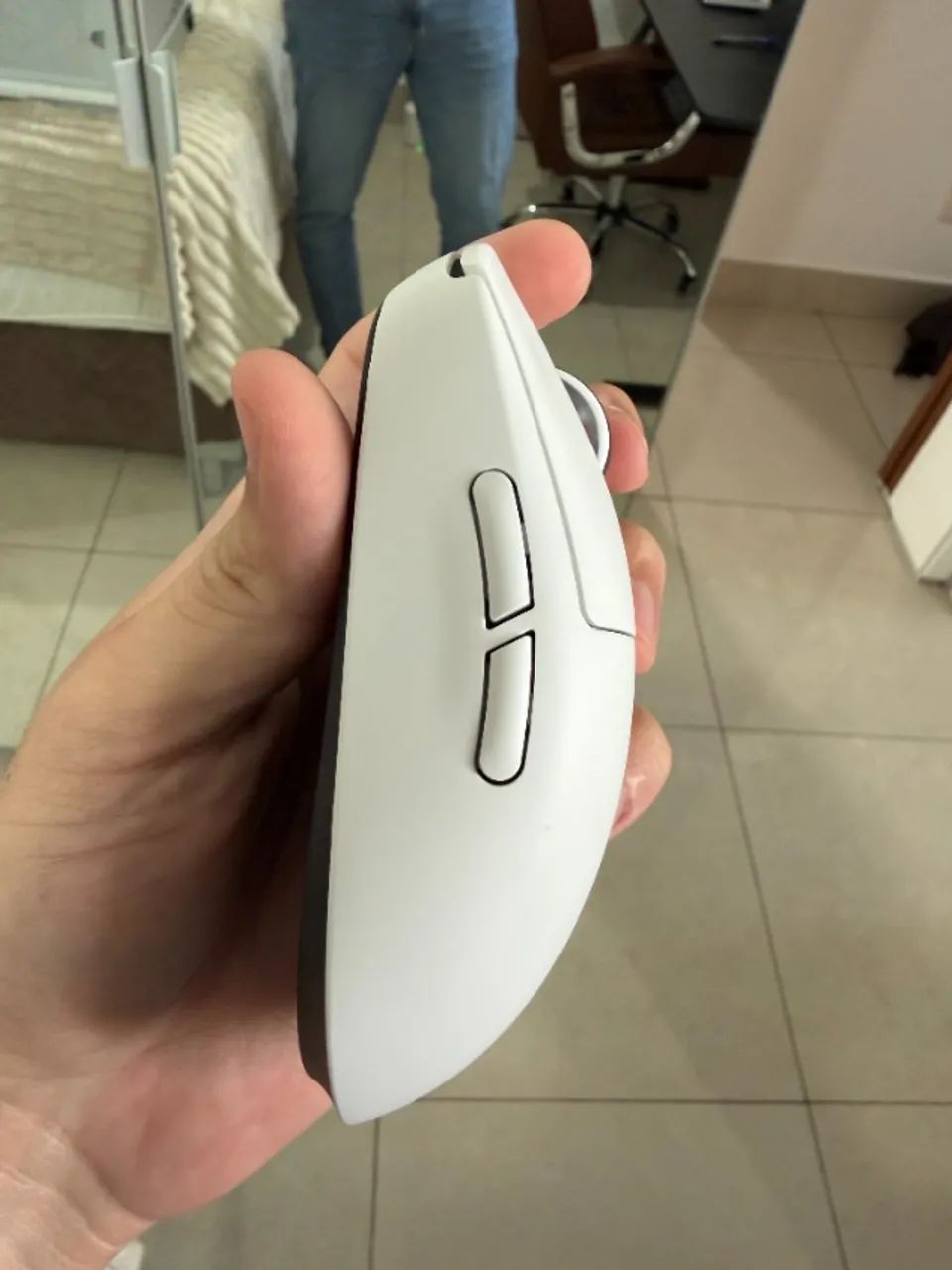 Mouse Gamer Sem Fio Logitech G Pro X Superlight 2 Branco - Foto 5