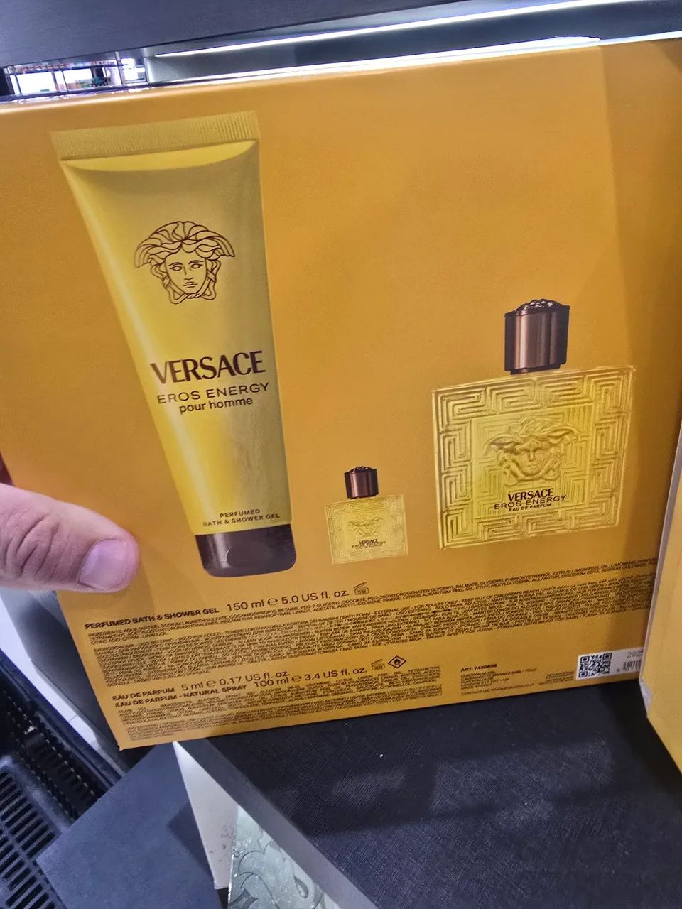 Perfume Masculino Eros Energy Versace EDP 100ml Conjunto - Foto 2