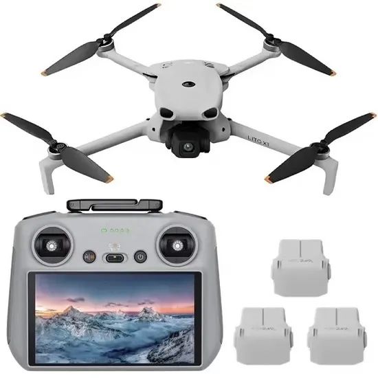 Drone DJI Lito X1 FLY More Combo 4K + Controle DJI RC 2  - Foto 2