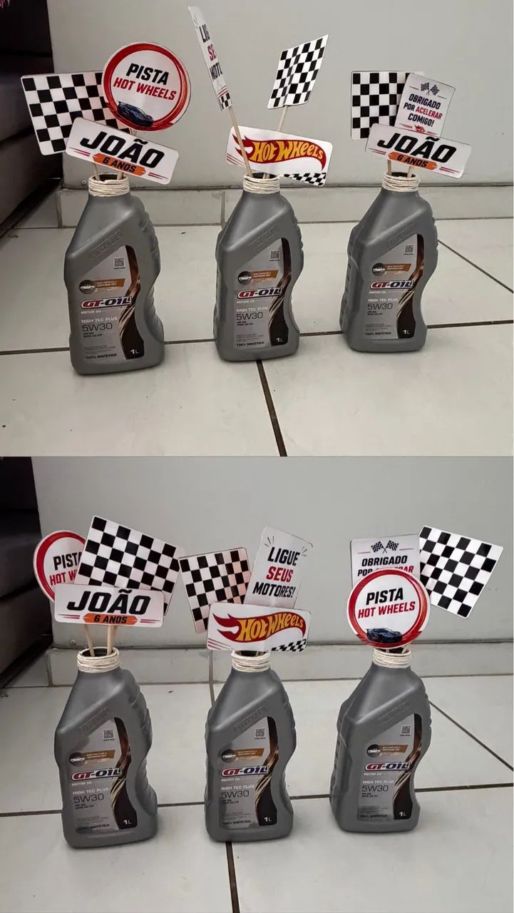 DECORAÇÃO HOT WHEELS - centro de mesa  - Foto 2
