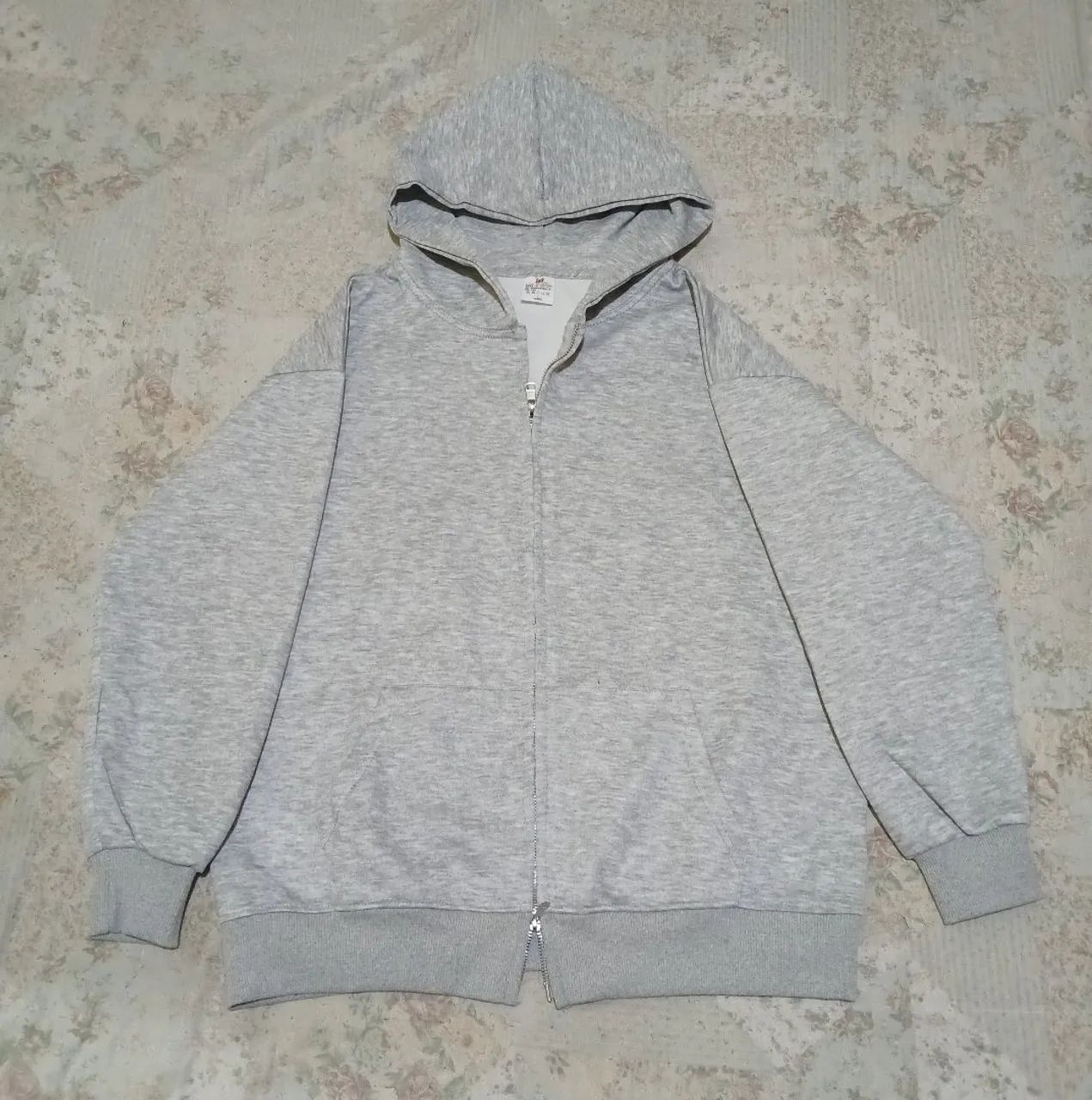 Blusa moletom cinza