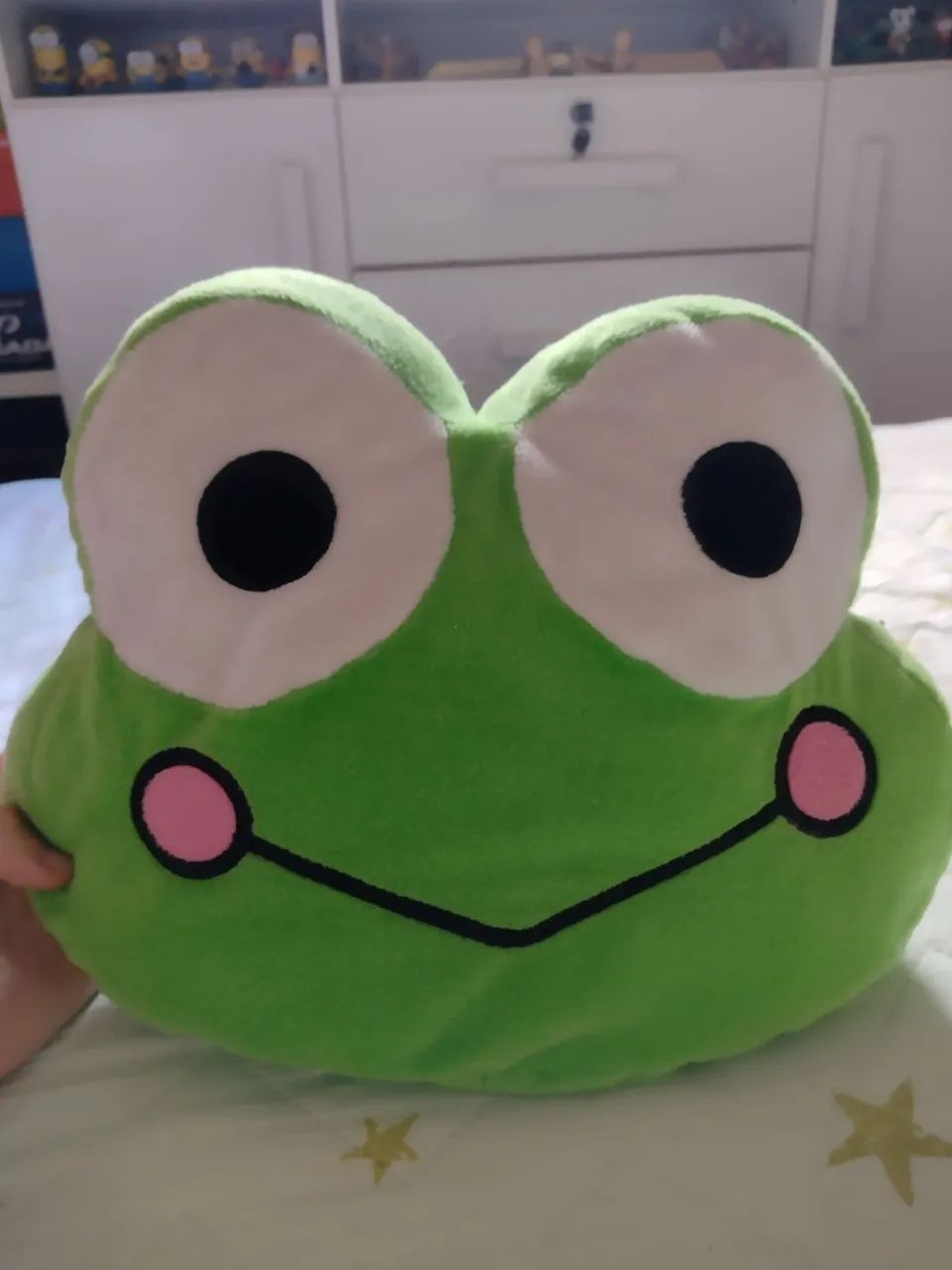 Almofada Sapo Kero Keroppi 27cm - Foto 3