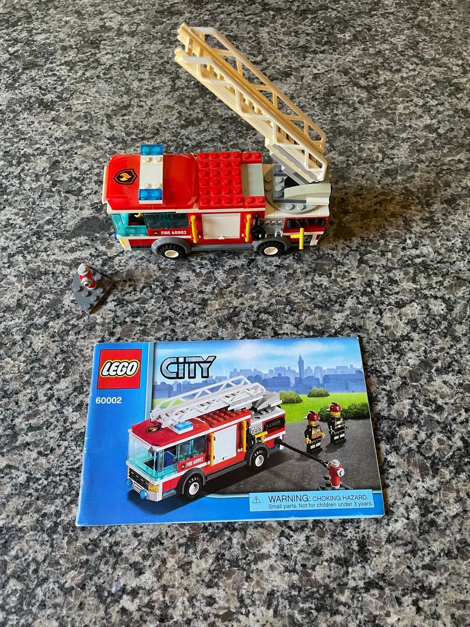 Lego city bombeiro 60002