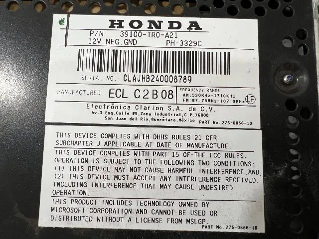 Som original Honda civic 2012 a 2016 - Foto 4