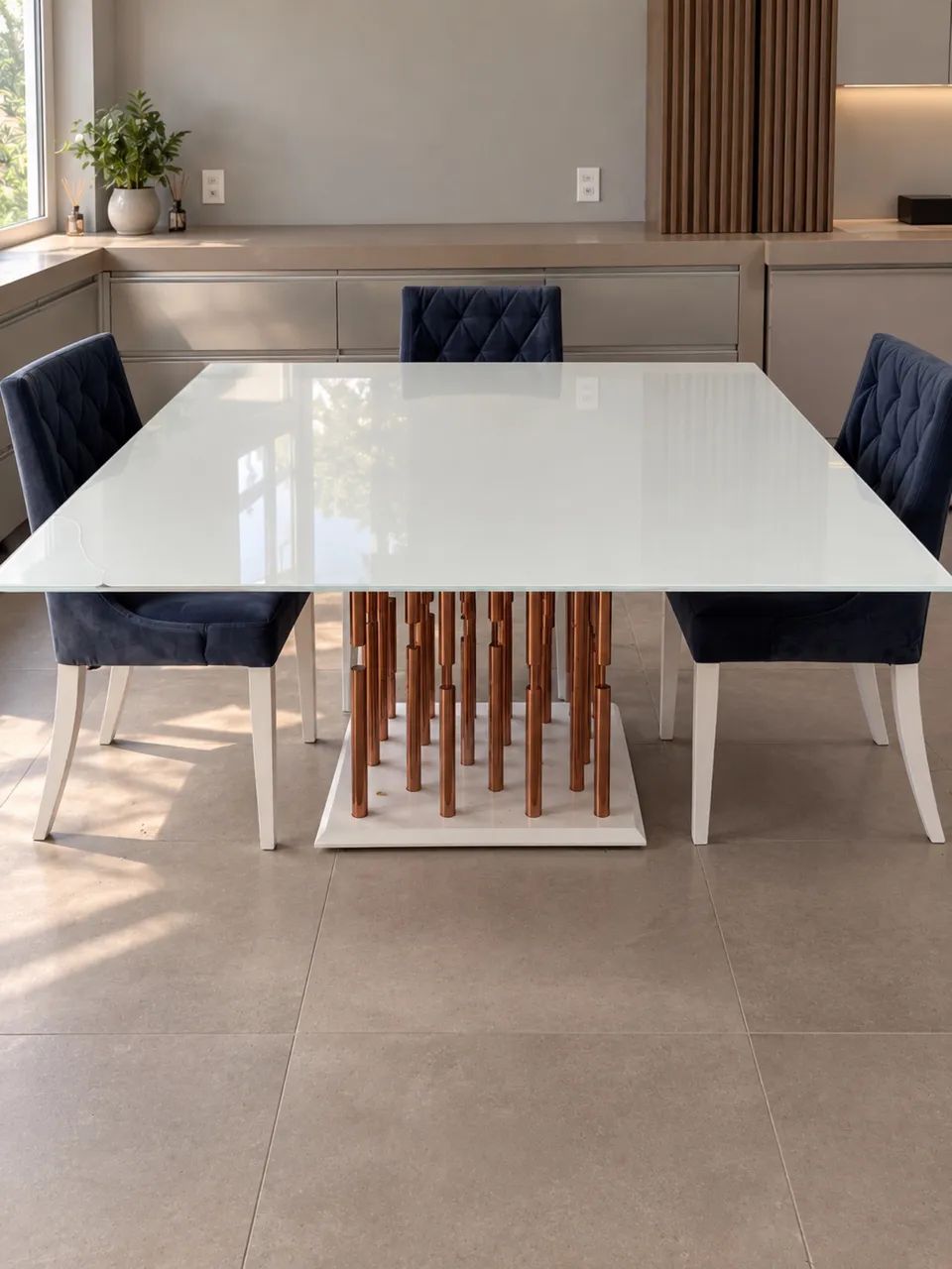 Mesa de jantar elegante