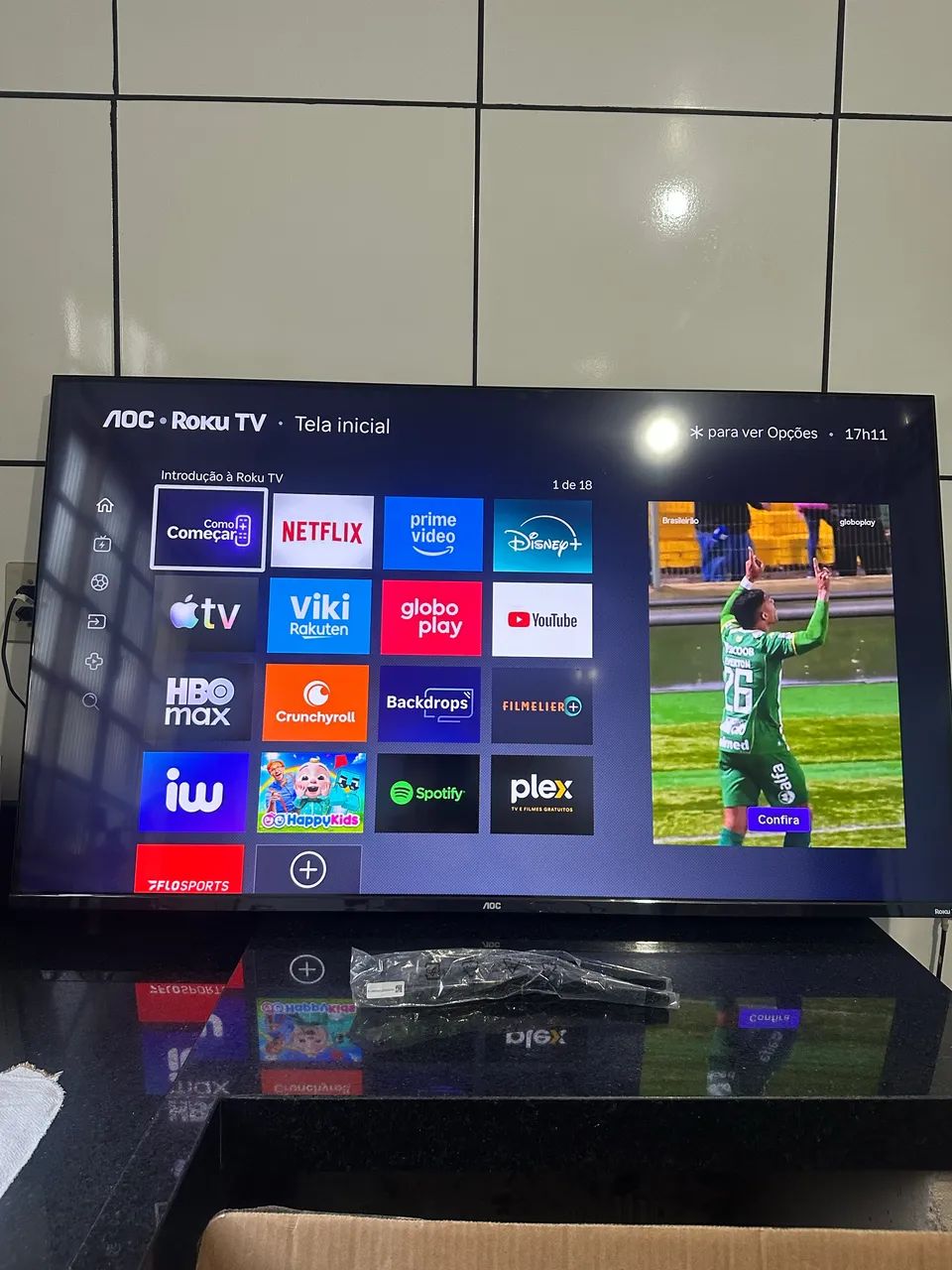 TV SMARTV 55 caixa nota fiscal 4 meses - Foto 4