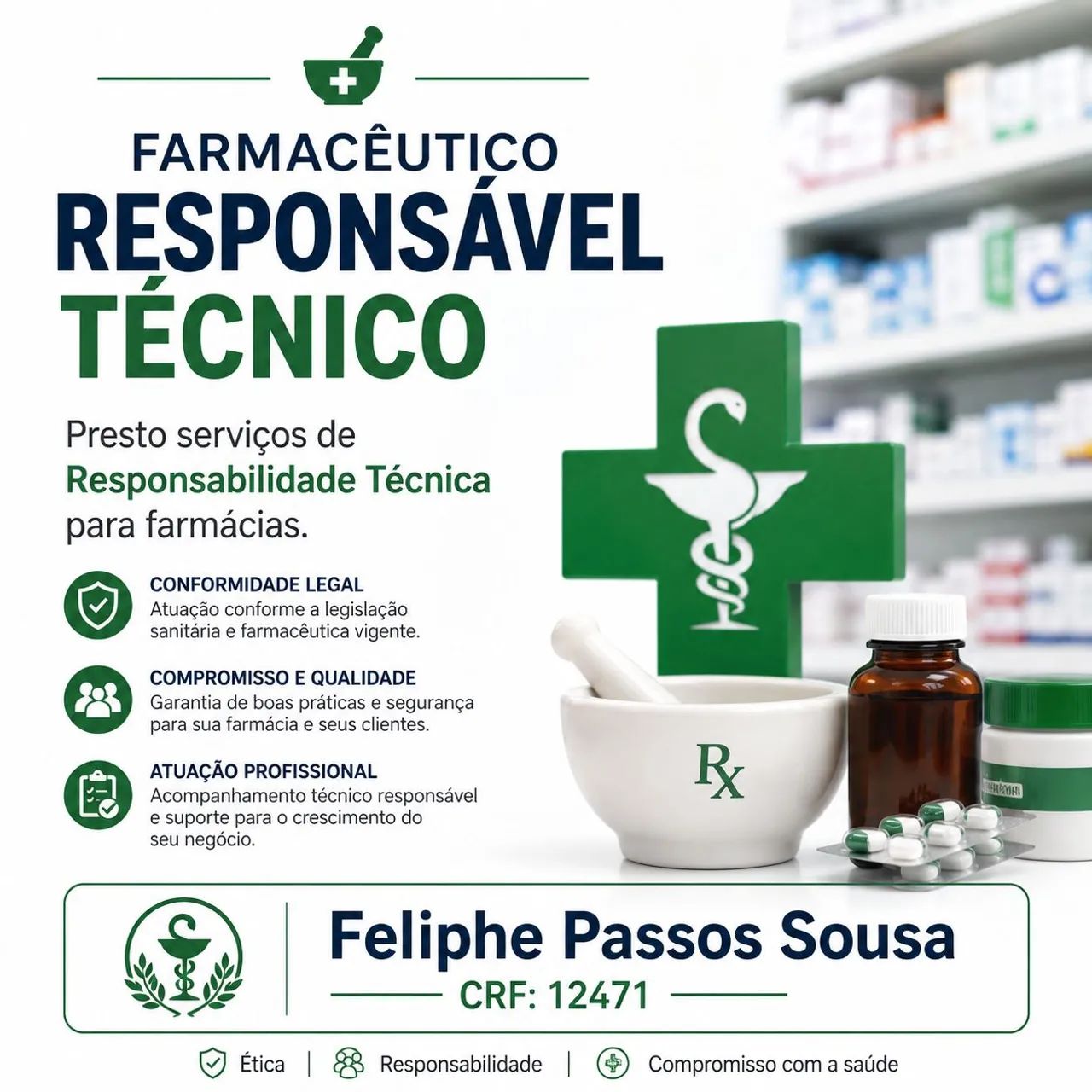 Presto serviços farmacêuticos